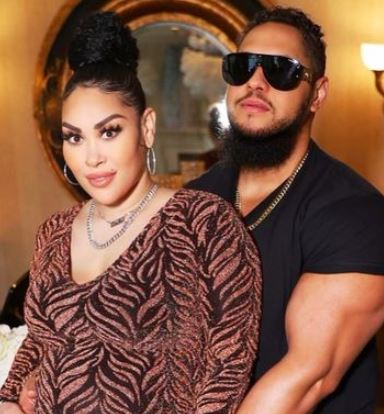 Zackariah Darring with his wife Keke Wyatt